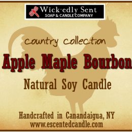 Apple Maple Bourbon Soy Candle