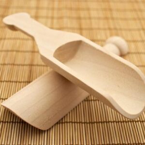 Wooden Half Scoop