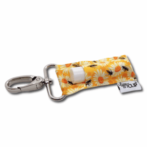 Bees and Daisies LippyClip® Lip Balm Holder