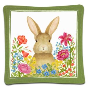 Single Spiced Mug Mat S11-540 Spring Bunny