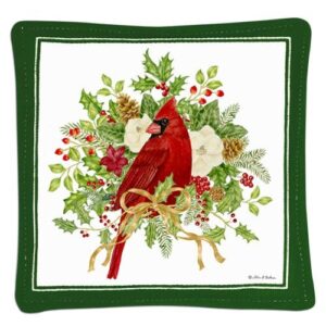 Single Spiced Mug Mat S11-360 Winter Cardinal