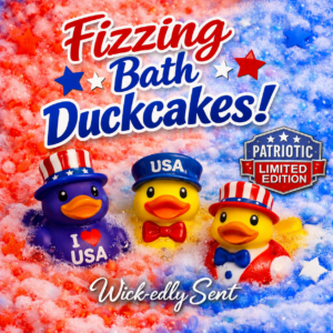 Patriotic Fizzing Bath Duckcake
