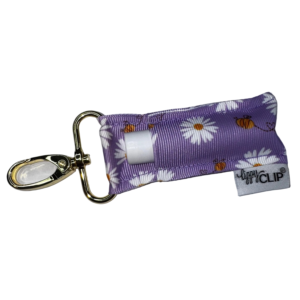 Bees and Daisies LippyClip® Lip Balm Holder