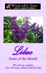 Lilac is April's Scent of the Month
