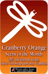 Cranberry Orange Scented Candles