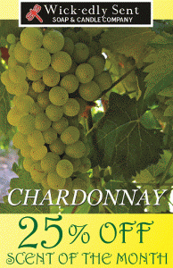 Chardonnay Scented Soy Candles and Bath and Body